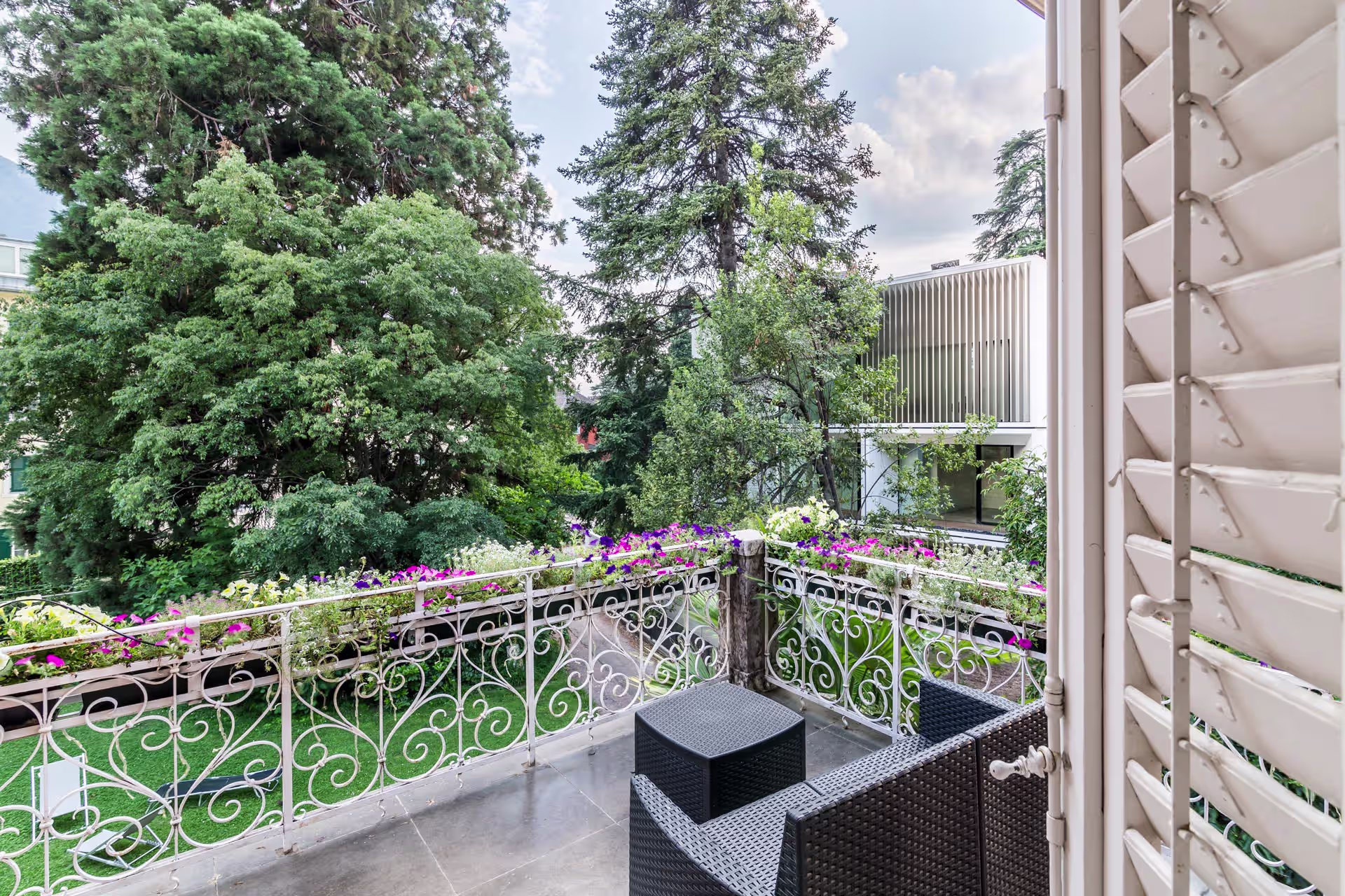 Balcony from room 1 of Villa Anita